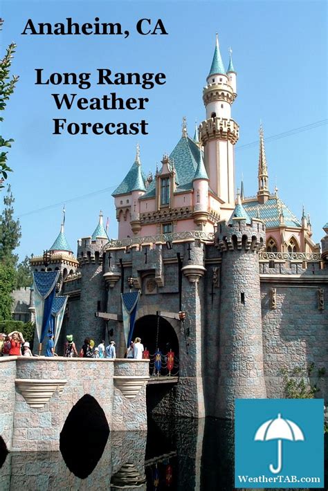 anaheim long range weather forecast